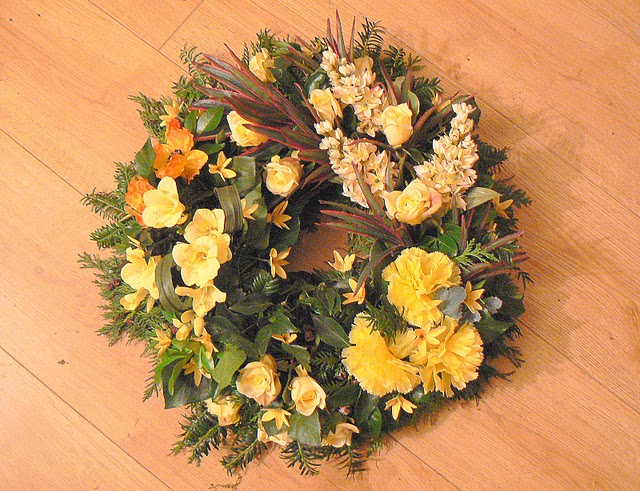 Wreath for Grave for Christmas