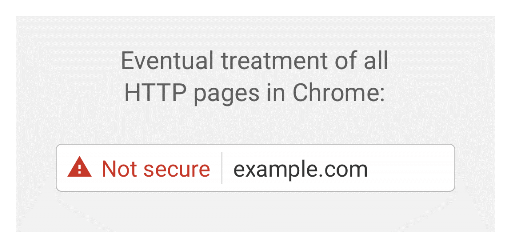 Chrome Not Secure