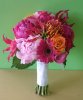 Hot pink & orange wedding flowers for Aronimin Golf Club in Newtown Square PA 4.jpg