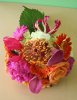 Hot pink & orange wedding flowers for Aronimin Golf Club in Newtown Square PA 7.jpg