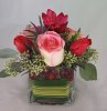 Belvedere Flowers Christmas Cube Vase.jpg