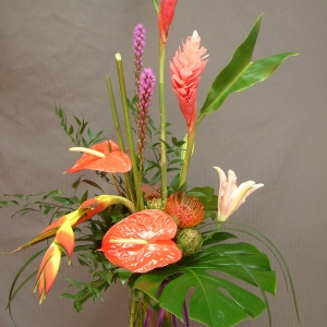 Stylized Tropical Arrangement