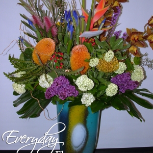 Exotic Silk Flower Arrangement