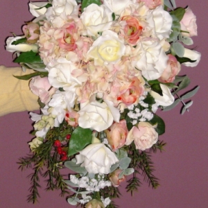 Permanent botanical bridal bouquet