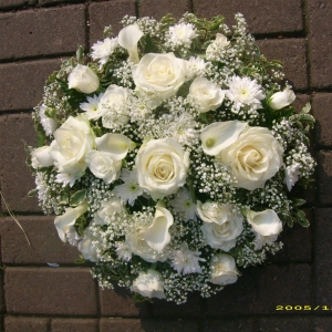 funeral loose posy pad