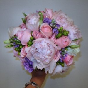 Peony & Roses Wedding Bouquet