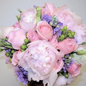 Peony & Roses Wedding Bouquet