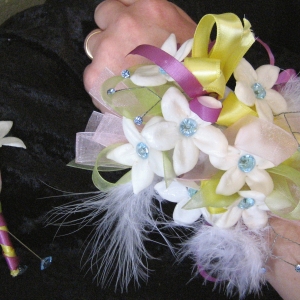 Multi color steph corsage