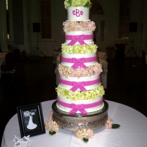 Hydrangea Wedding Cake