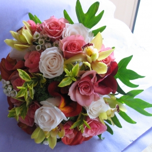Bridal Bouquet fall colors