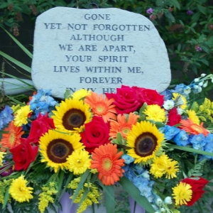 Memorial Stone Casket Cover