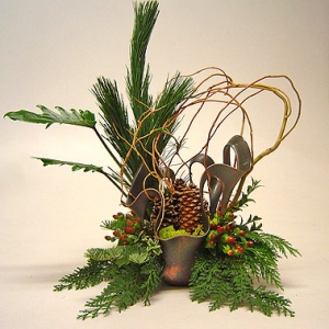 Contemporary Winter Arrangement