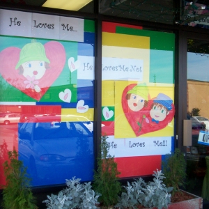 Valentine's Window Display