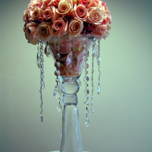 Elegant Crystals and Roses