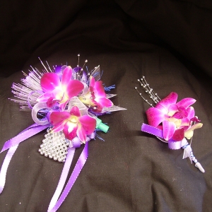 Orchid Prom Corsage