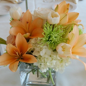 Cube centerpieces - Martell's Watersedge