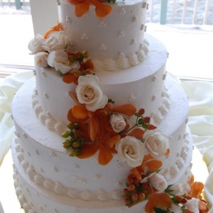 Cascading Cake Flowers