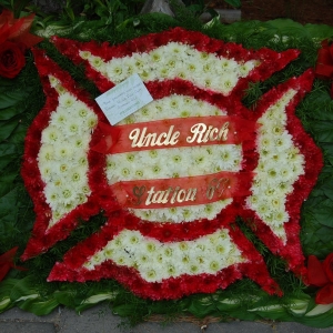 Maltese Cross Funeral Design