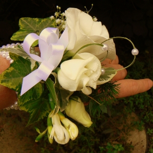 Wrist Corsage for Oundle School Leaver's Ball