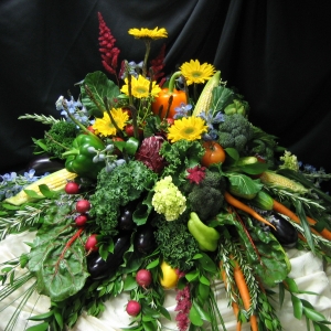 Vegetable Casket Piece