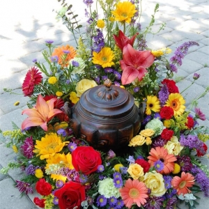 Cremation Urn wreath