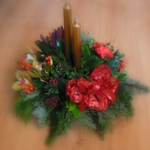 Christmas Table Arrangement