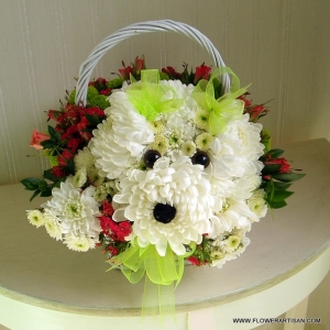 Puppy floral arrangements