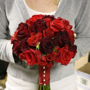 March 2009 - Bride with  Red Roses