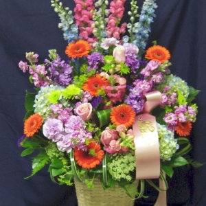 Spring Funeral Basket