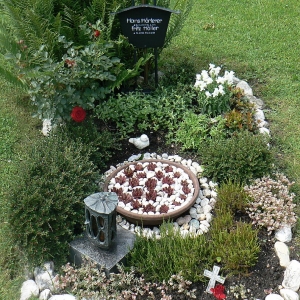 Graves in Bloom in Southern Germany