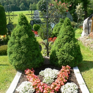 Graves in Bloom in Southern Germany