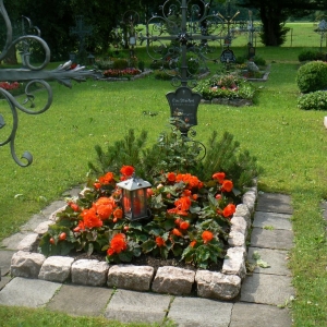 Graves in Bloom in Southern Germany