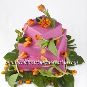 Tulips & Kumquats Cake