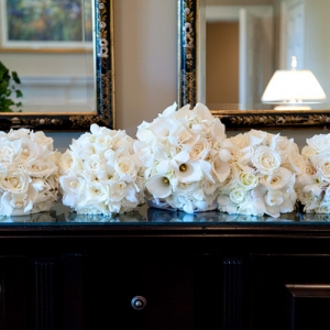 White Bridal Bouquets by Belvedere Flowers