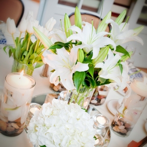 Wedding Table Centerpieces by Belvedere Flowers