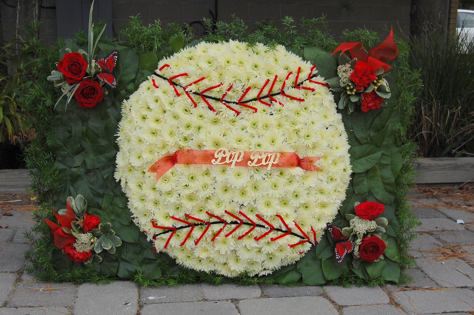Baseball Funeral Design