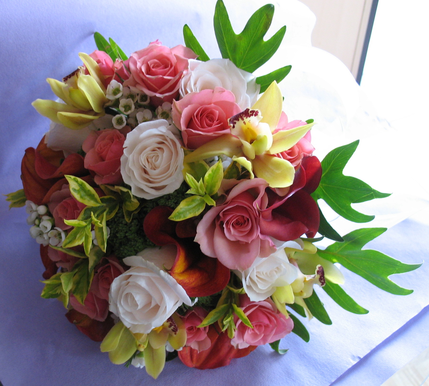 Bridal Bouquet fall colors