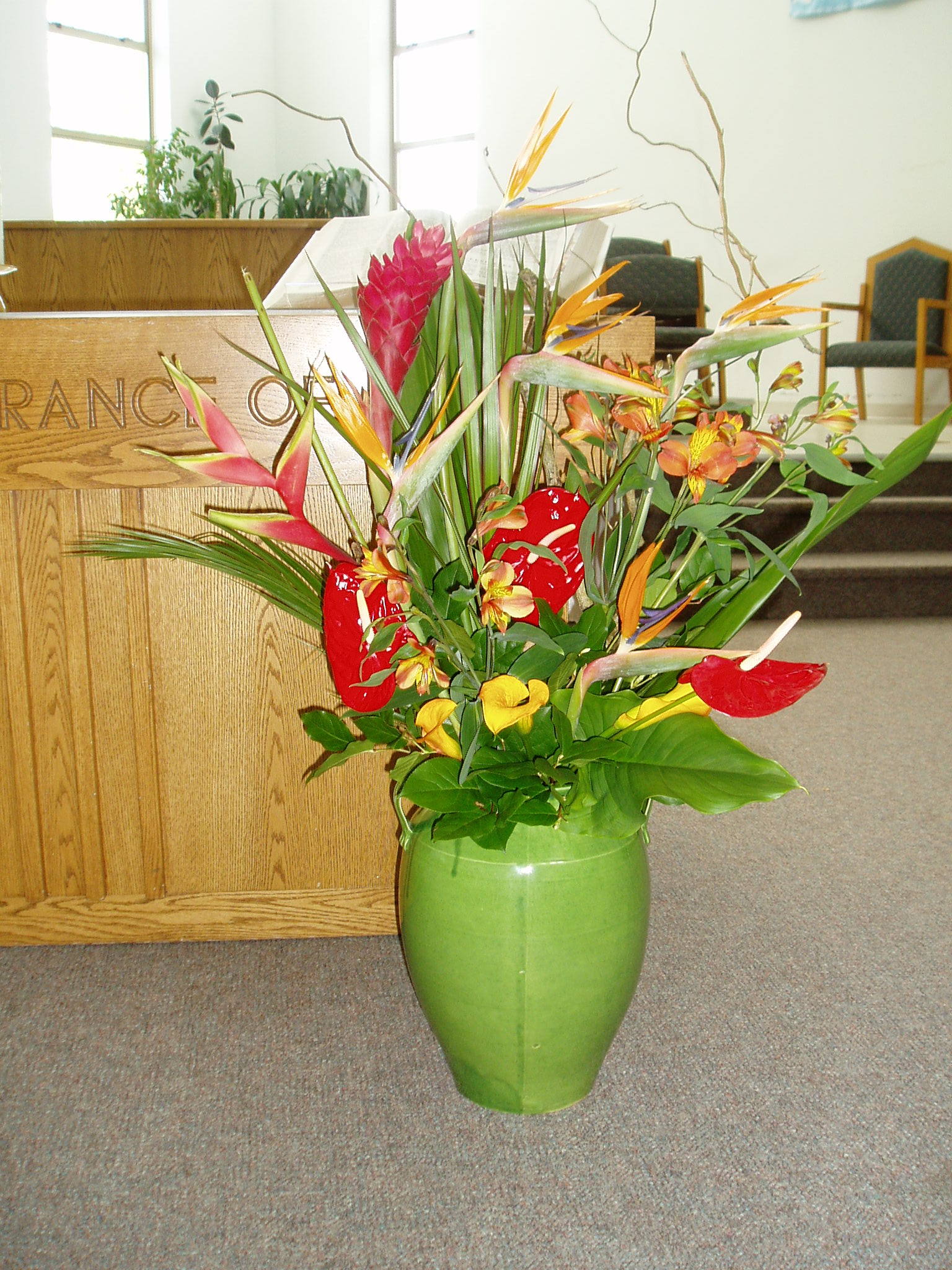 Ceremony Tropical Arrangement