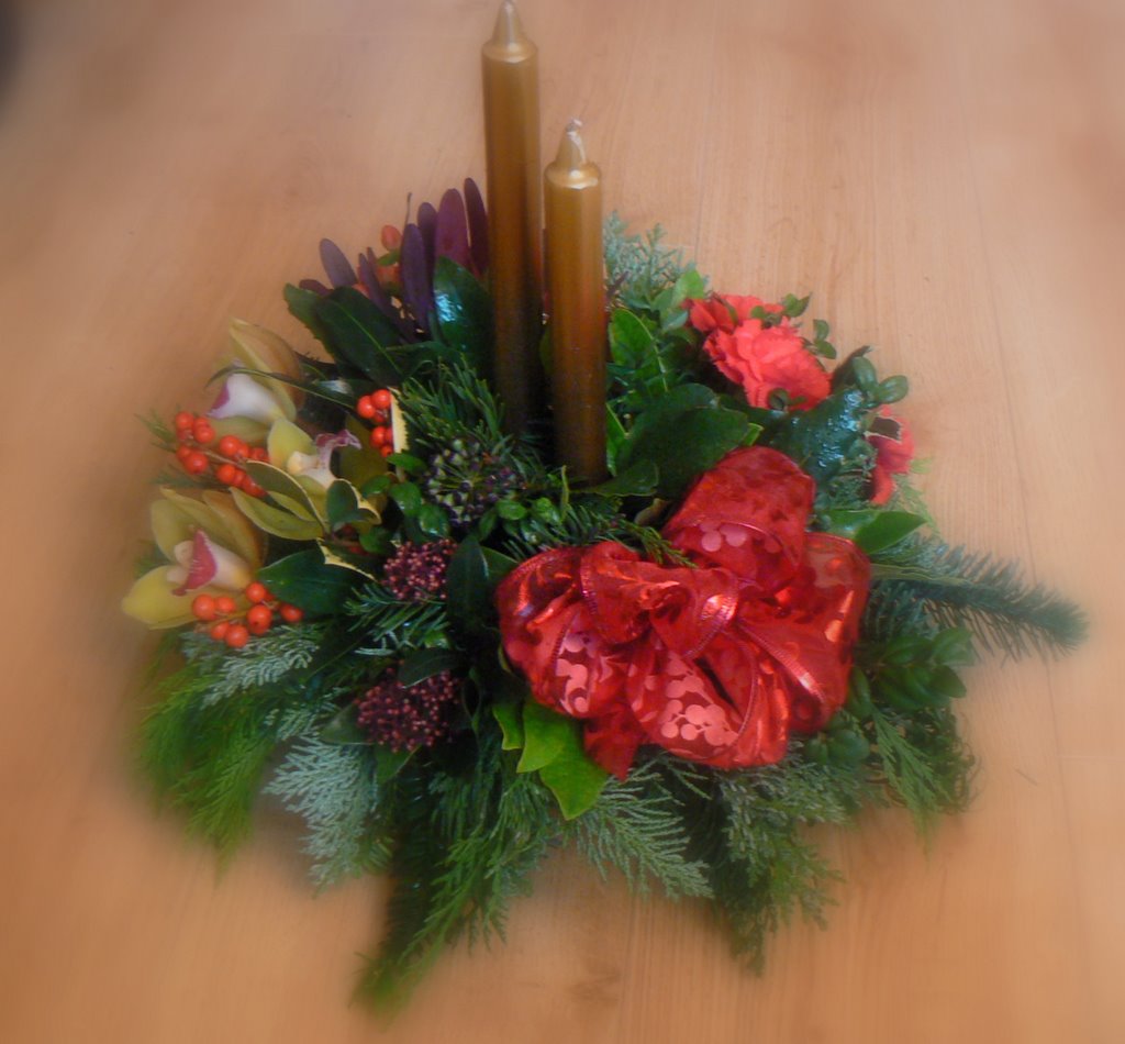 Christmas Table Arrangement