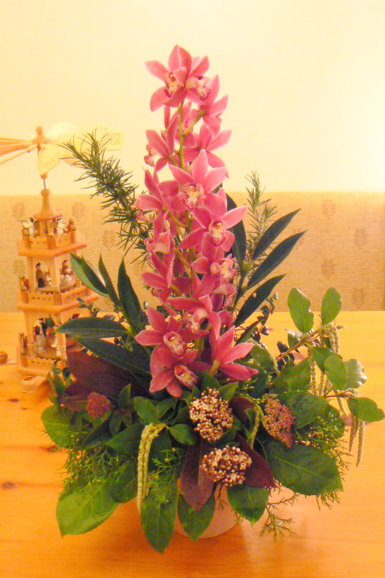 Cymbidium Arrangement Jan 2009