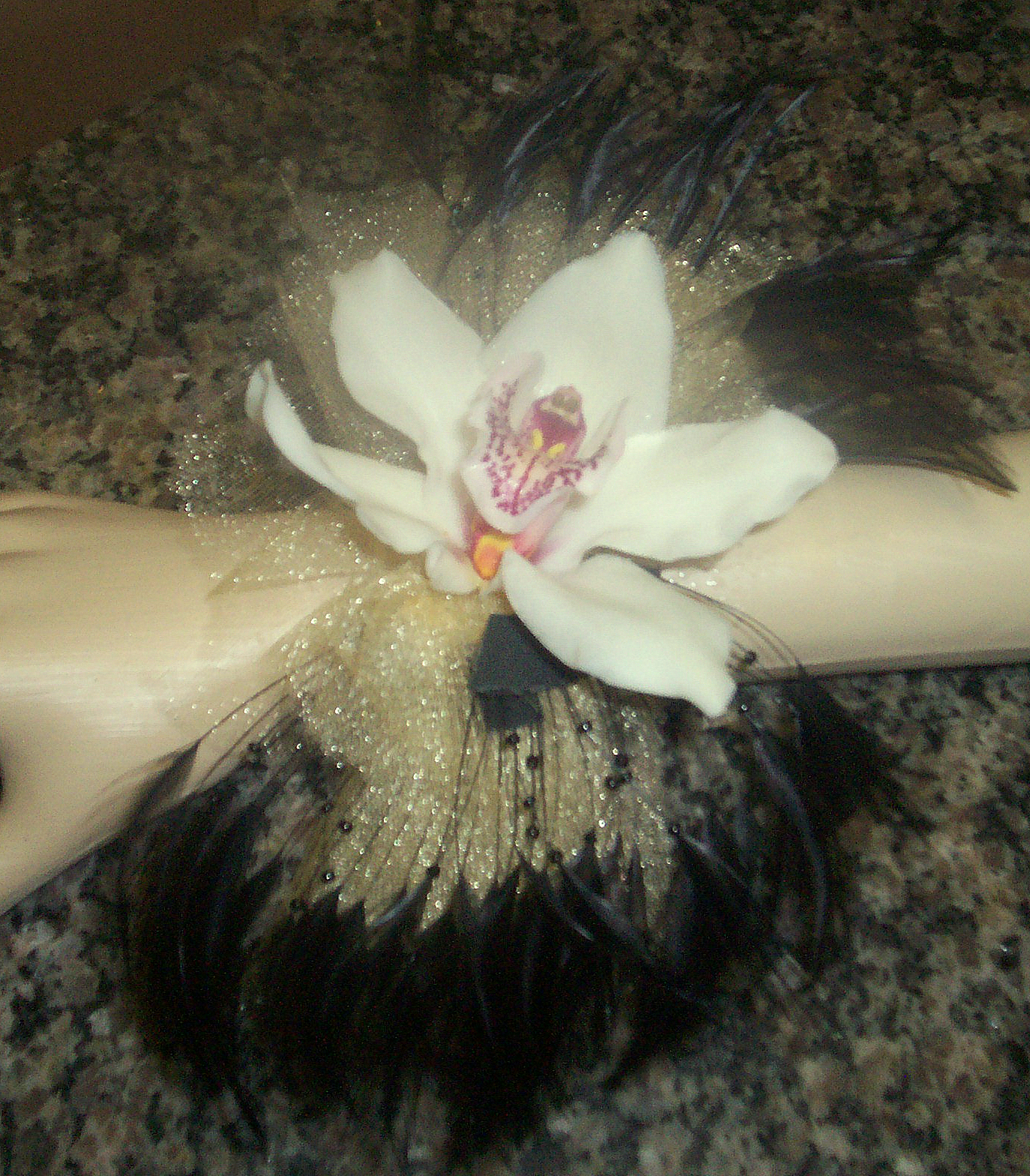 Feather Corsage