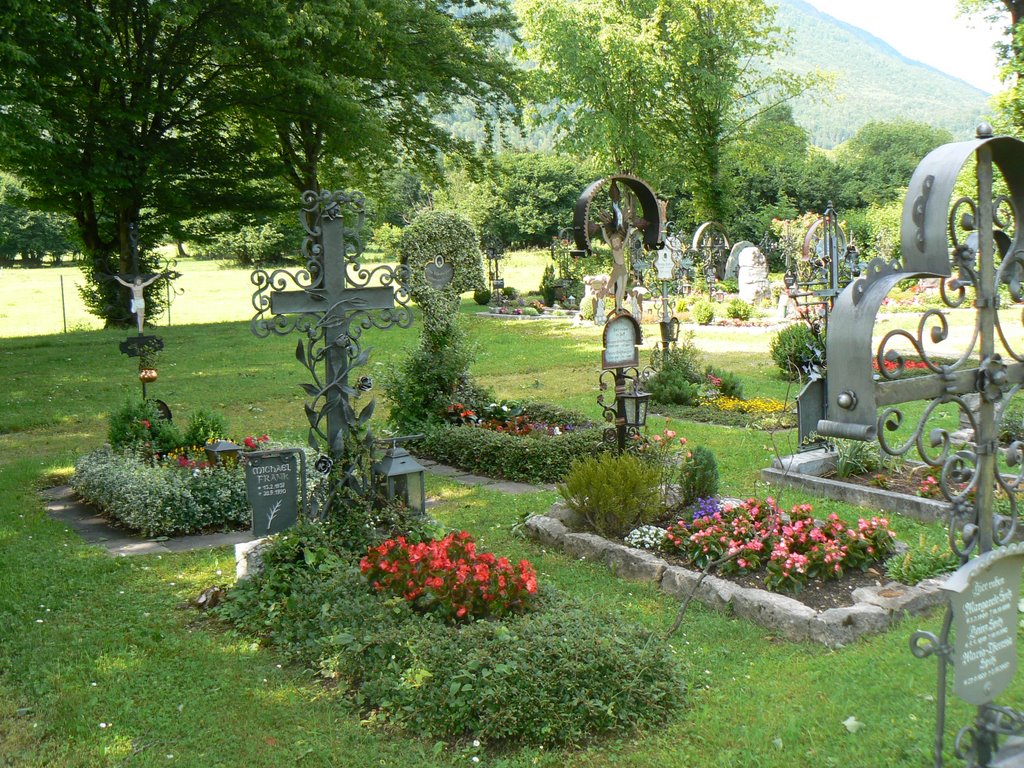 Graves in Bloom in Southern Germany