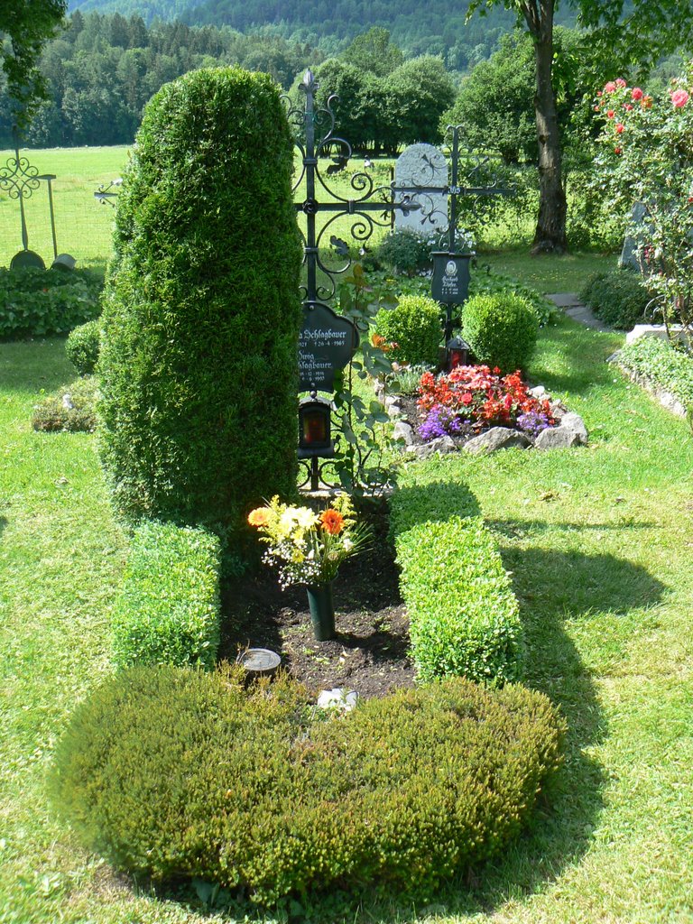 Graves in Bloom in Southern Germany