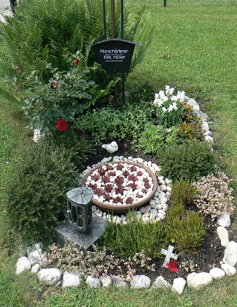 Graves in Bloom in Southern Germany