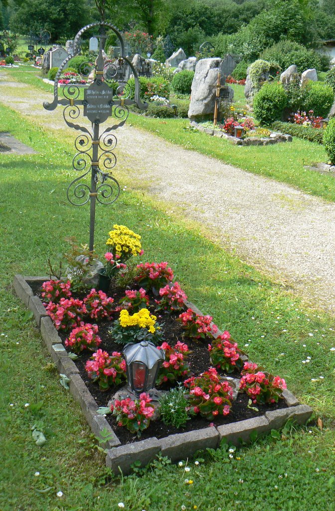 Graves in Bloom in Southern Germany