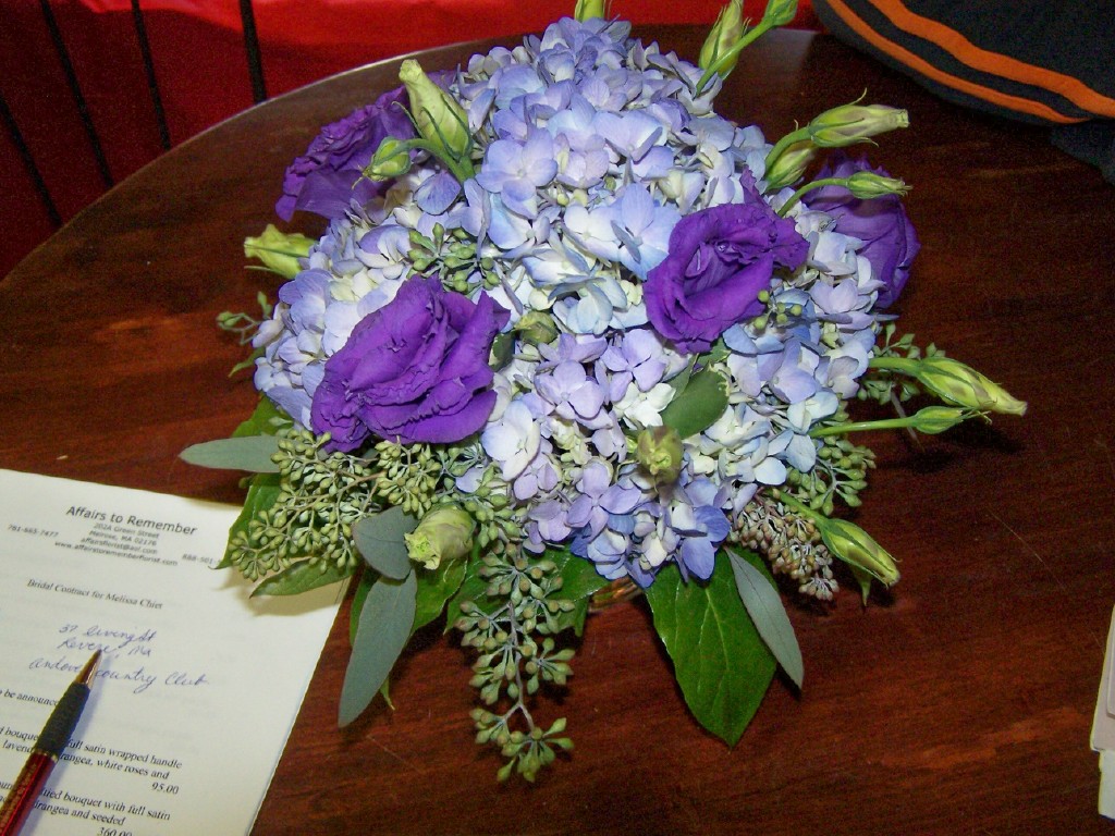 hydrangea centerpiece