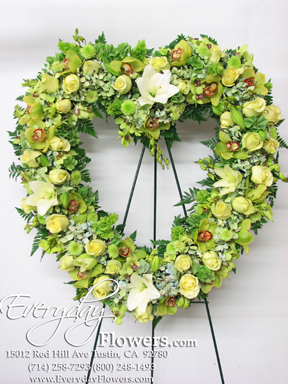 Lavish green Sympathy Wreath