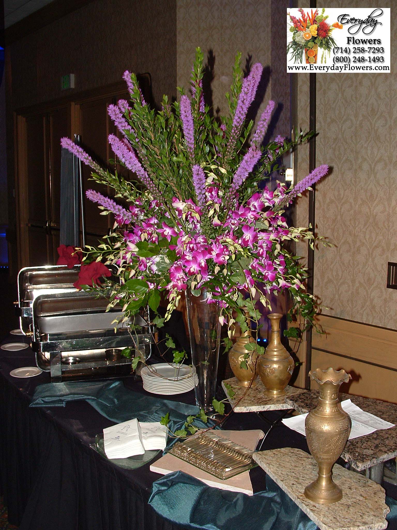 Liatris And Orchids