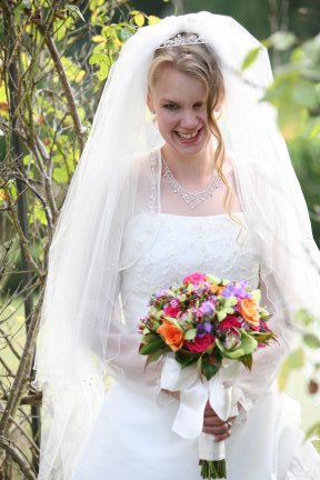 Me and my bouquet