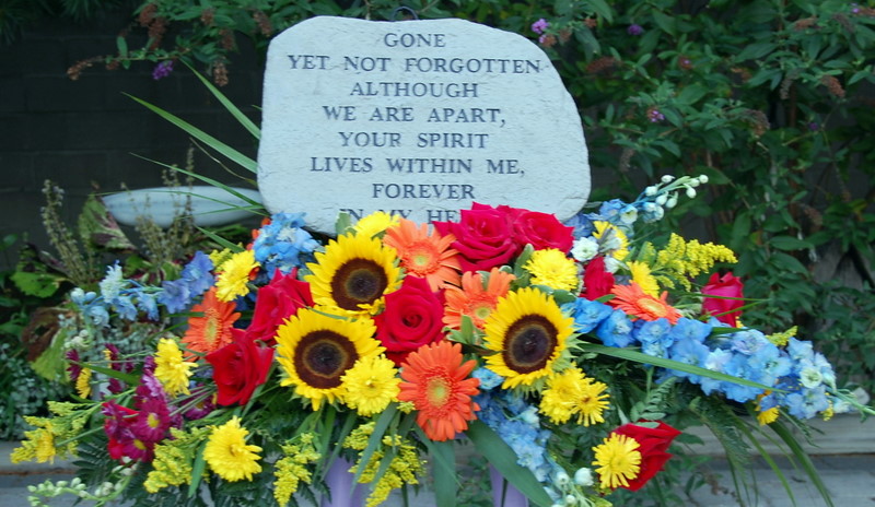 Memorial Stone Casket Cover